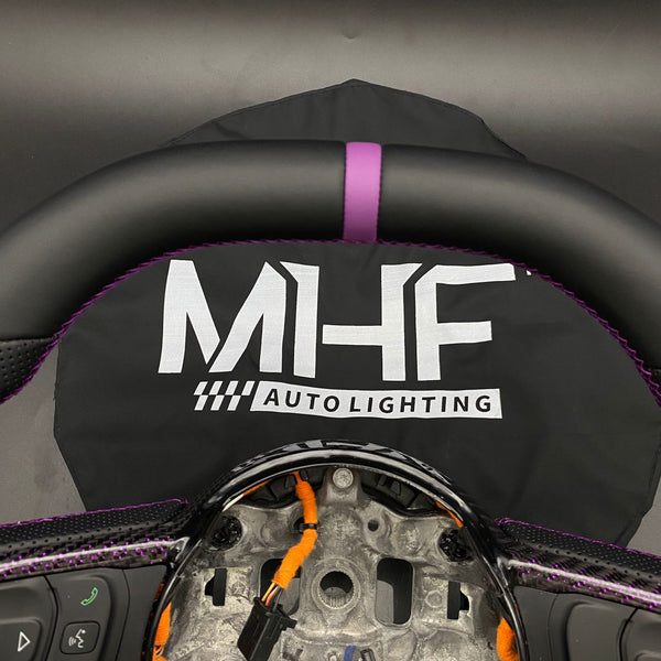 2018+ JT / JL “Purple Carbon ” Jeep Wrangler Steering Wheel