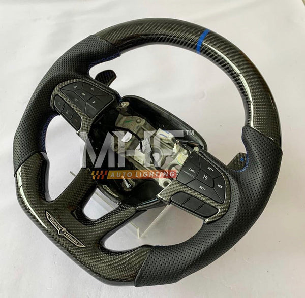 2018-2021 Carbon Blue “Track Series” TrackHawk Steering Wheel