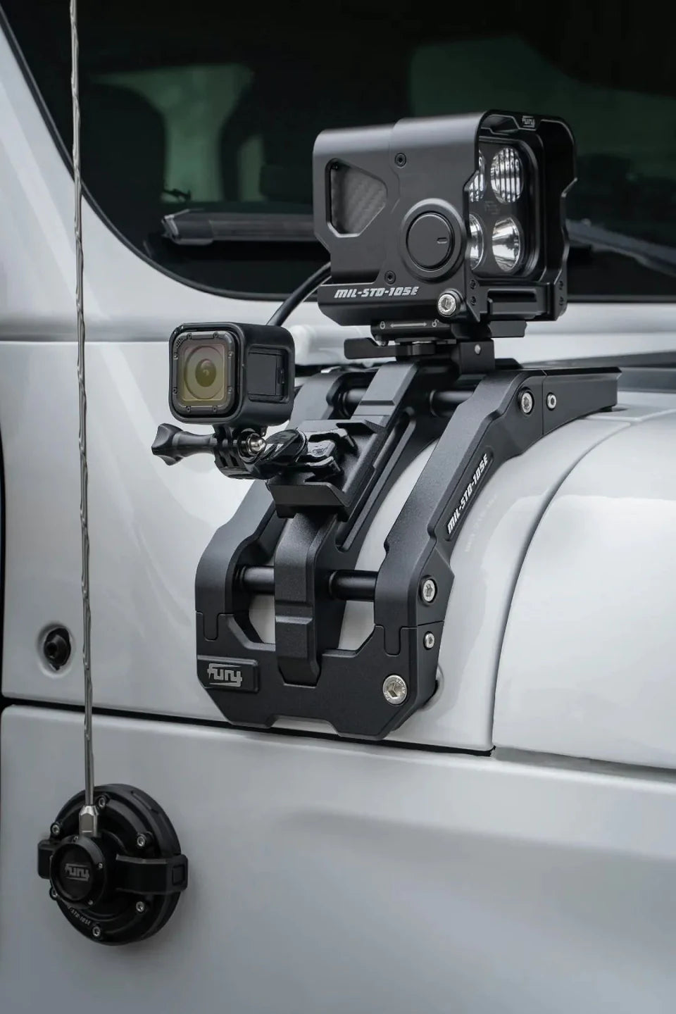 MHF SERIES A-PILLAR INTEGRATED LIGHTING SYSTEM FOR JEEP WRANGLER JL JT