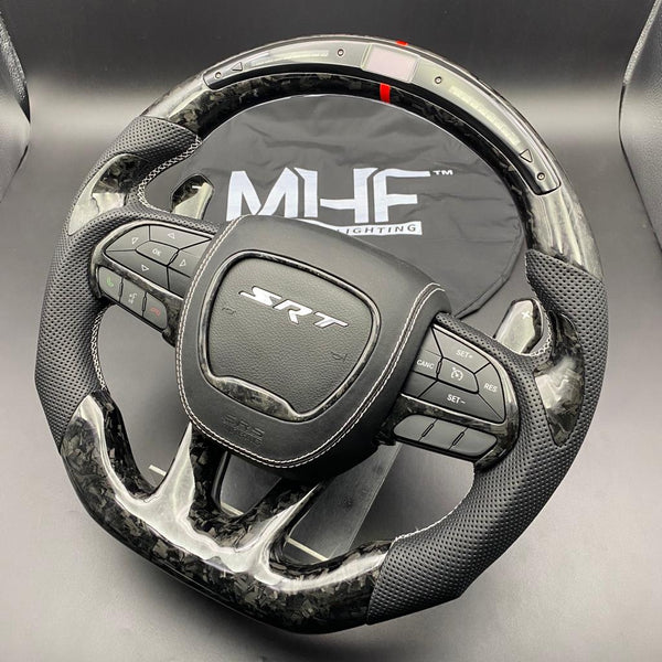 2015 -2021 Forged Carbon Accent Steering Wheel