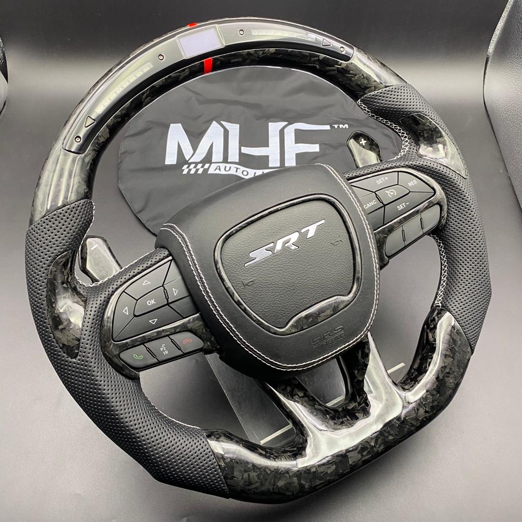 2015 -2021 Forged Carbon Accent Steering Wheel