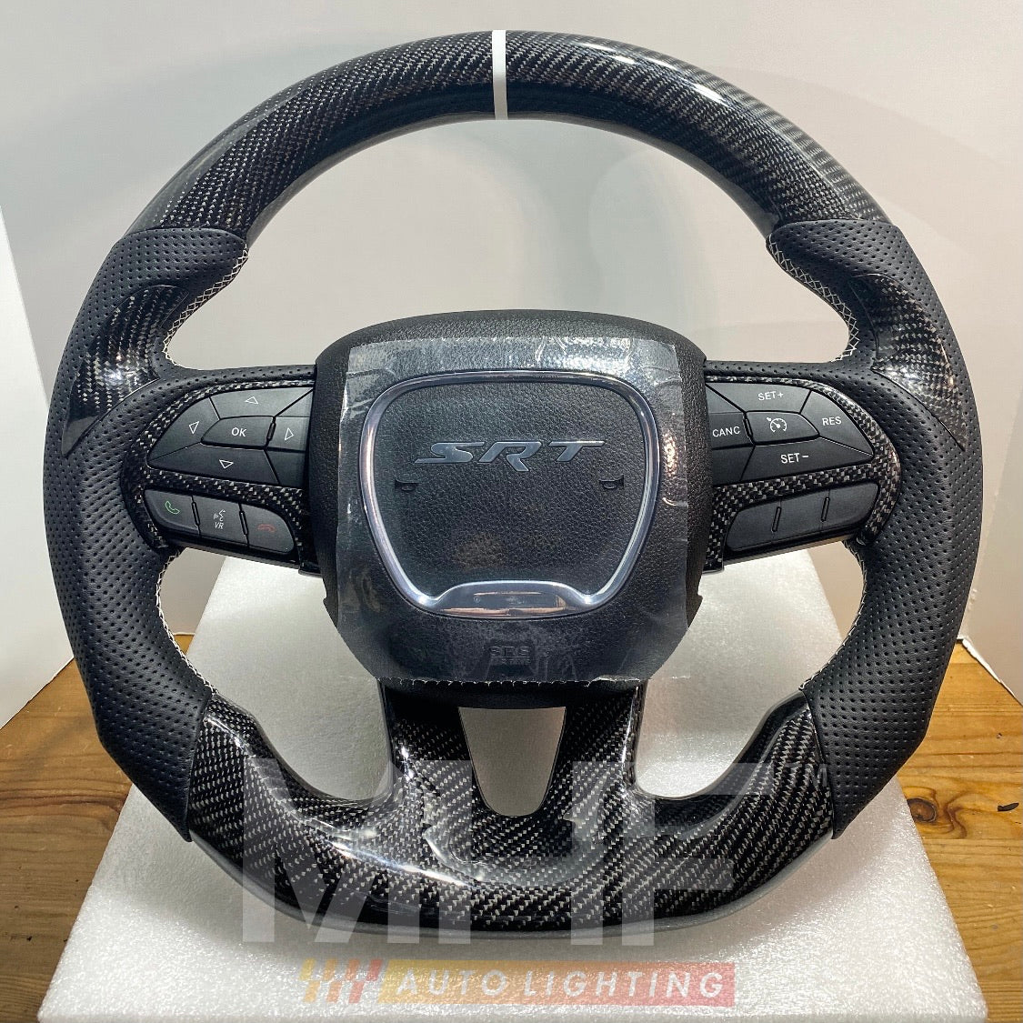 2014-2021 Jeep Grand Cherokee Models Carbon White Theme WK2 Limited X Steering Wheel