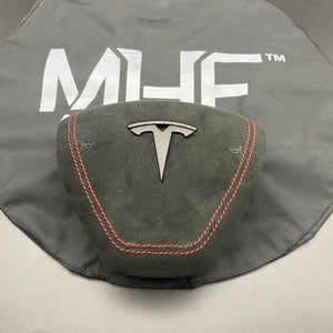 Tesla Alcantara Custom Wrapped Airbag