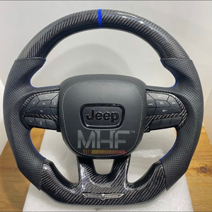 2018-2021 Carbon Blue “Track Series” TrackHawk Steering Wheel