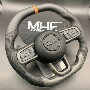 2021+ XR 392 Matte Carbon / Bronze” Jeep Wrangler Steering Wheel