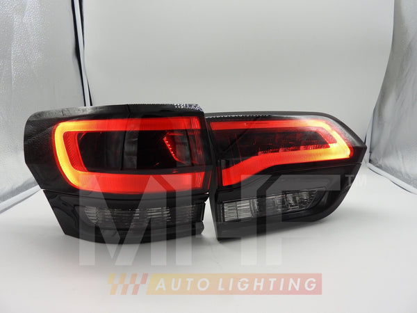 Painted Gloss Black Design LED Taillights 2014-2021 Jeep WK2