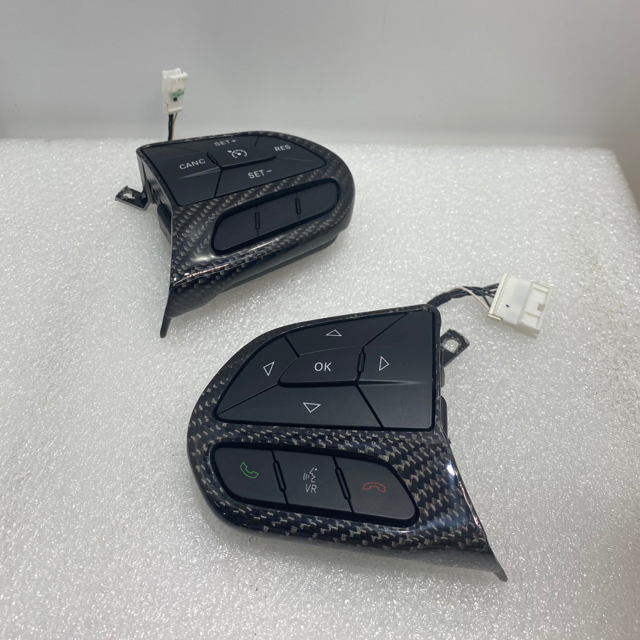Carbon Button Trim Left & Right
