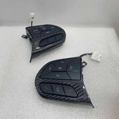 Carbon Button Trim Left & Right