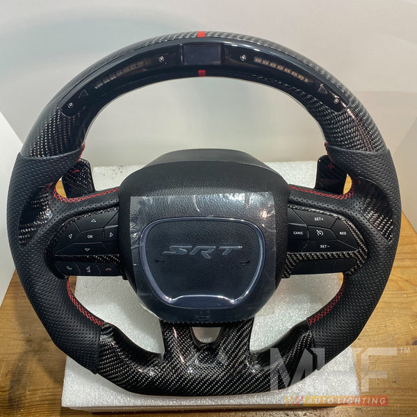 2014- 2021 Carbon Jeep / Dodge SRT Steering Wheel