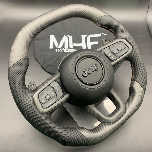 2021+ 392 JL Matte Carbon / Bronze” Jeep Wrangler Steering Wheel