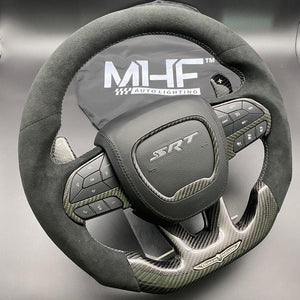 2018-2021 Carbon Alcantara “Demon Style” TrackHawk Steering Wheel