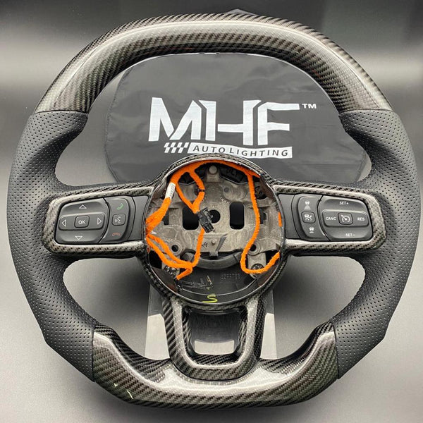 2018-2022 JT / JL “Black Carbon” Jeep Wrangler Steering Wheel