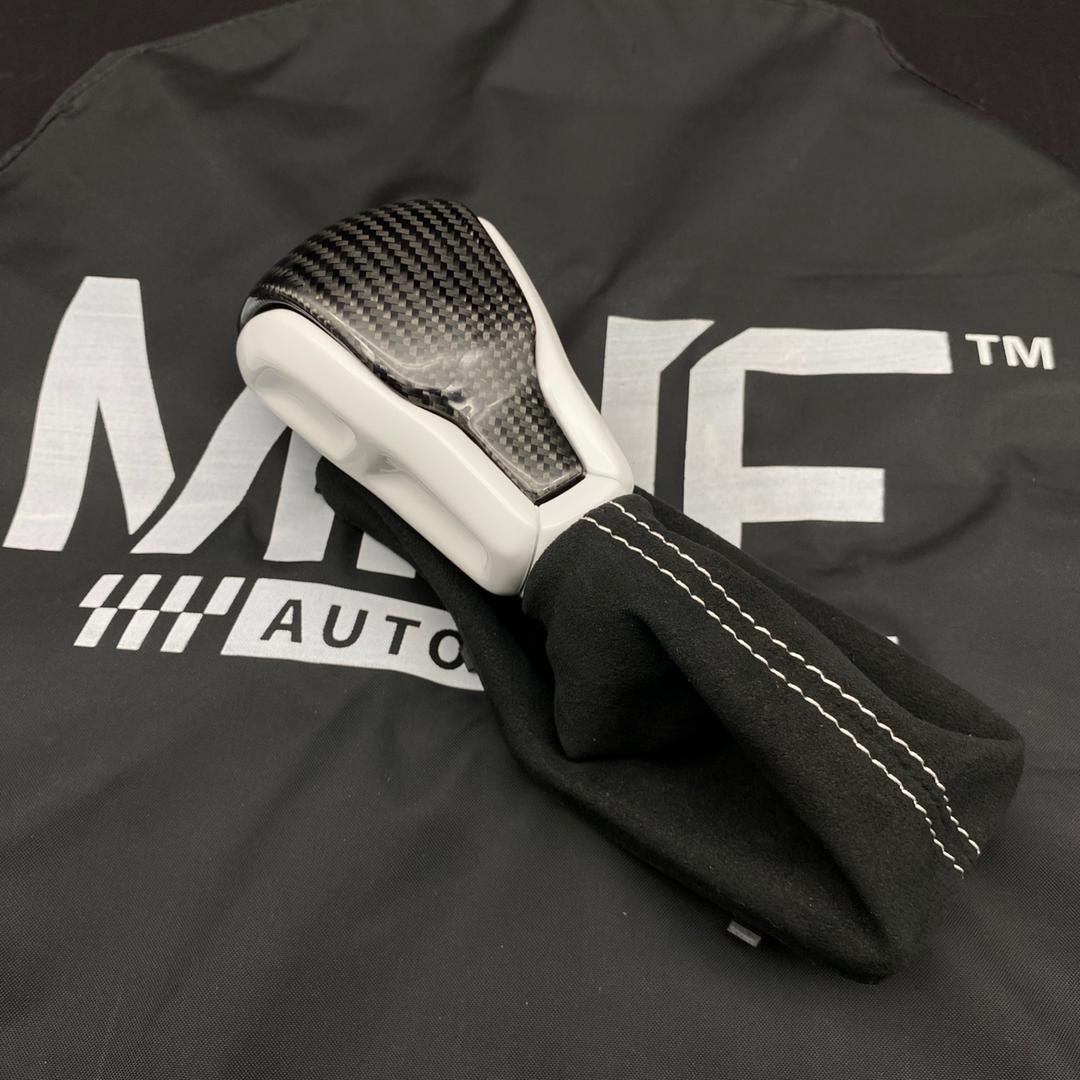 2016-2021 Jeep SRT / TrackHawk White Gloss Alcantara Custom Carbon Shi ...