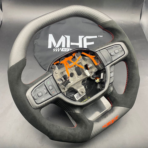 2021-2022 Dodge RAM Carbon Alcantara “TRX Style” Steering Wheel