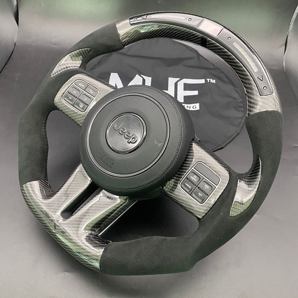 2011-2013 Jeep/ Dodge Carbon Steering Wheel