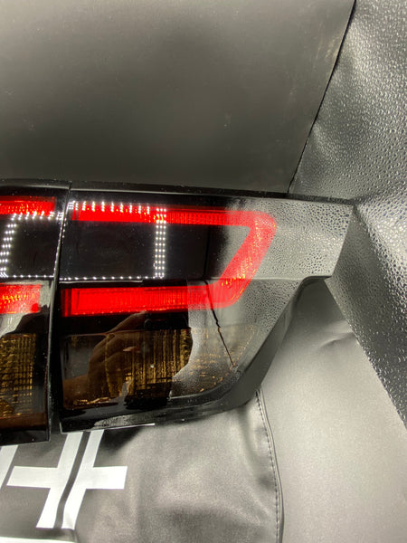 Painted Gloss Red Design LED Tail Lights for 2011-2013 Grand Cherokee WK2