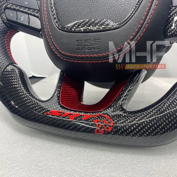 2014- 2021 Carbon Hellcat SRT Steering Wheel