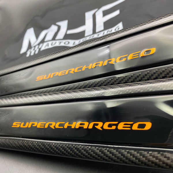 2018-2022 Jeep Trackhawk / Durango Hellcat “Supercharged” Carbon Door Sills