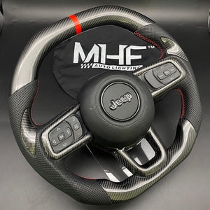 2018-2022 JT / JL “Red Accent” Jeep Wrangler Steering Wheel