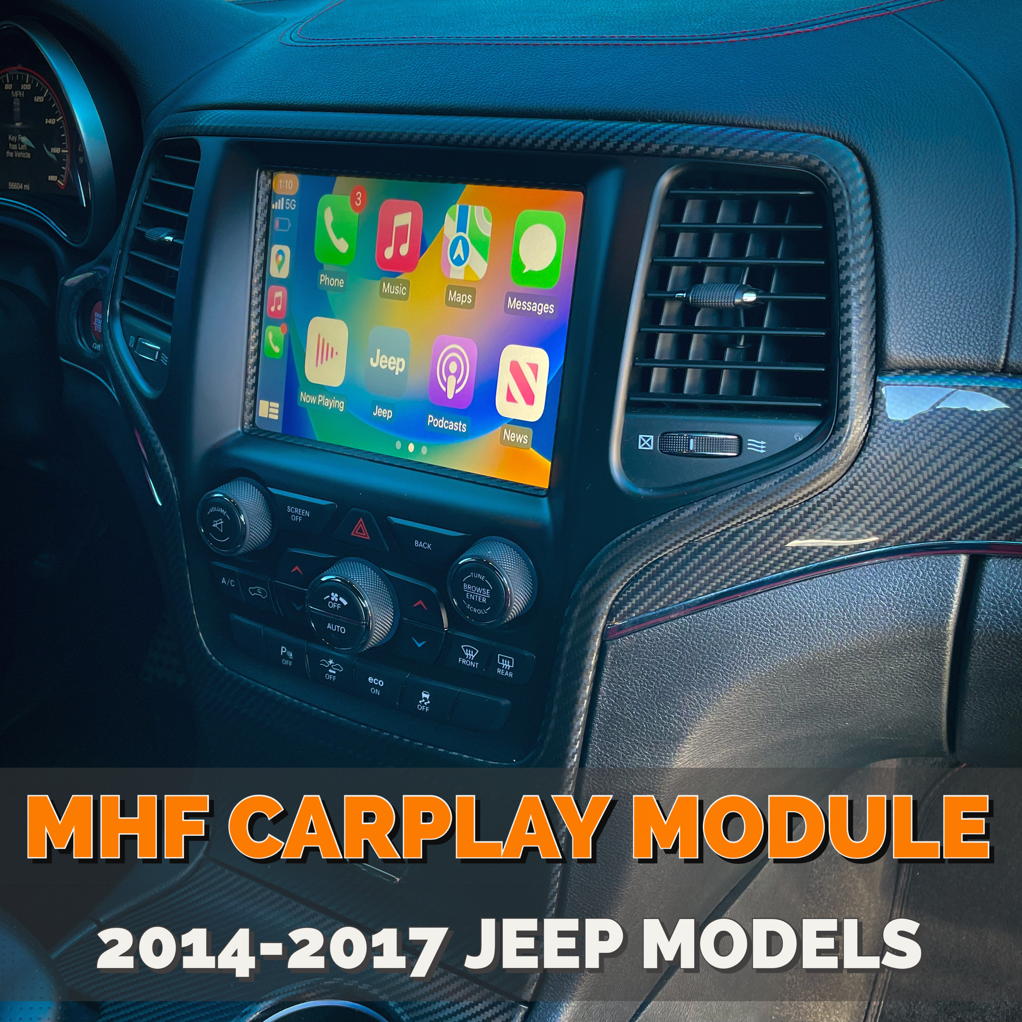 MHF CarPlay Module Integration 2014-2020 Jeep Grand Cherokee