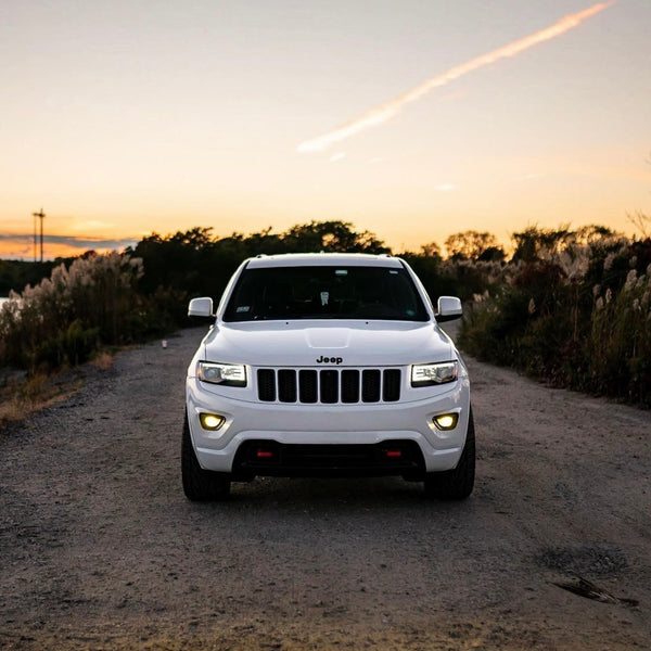 2014-2016 Jeep Grand Cherokee Black Projector switchback headlights